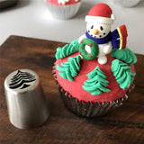 4 Christmas Icing Piping Nozzles