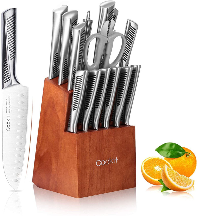 Kitchen Knife Set, 15 Piece Set